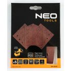 NEO Tools 54-054 Csiszolópapír tépőzáras 113x113mm, P120, 8 lyukas, 04-623-hoz, 5db