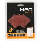 NEO Tools 54-055 Csiszolópapír tépőzáras 113x113mm, P240, 8 lyukas, 04-623-hoz, 5db