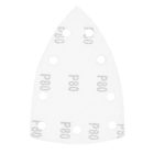 NEO Tools 54-056 Csiszolópapír tépőzáras deltacsiszolóhoz 100x147mm, P80, 9 lyukas, 04-623-hoz, 5db