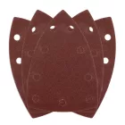 NEO Tools 54-057 Csiszolópapír, tépőzáras, deltacsiszolóhoz,100x147mm, P120, 9 lyukas, 5db/cs (04-623-hoz)