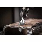 NEO Tools 55-370 Keményfém marófej, turbómaró, F csúcsíves, 8x18mm, szár méret 6x45mm, NEO Tools