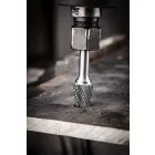 NEO Tools 55-377 Keményfém marófej, turbómaró, L, kúpos, 12x30mm, szár méret 6x45mm, NEO Tools