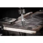 NEO Tools 55-377 Keményfém marófej, turbómaró, L, kúpos, 12x30mm, szár méret 6x45mm, NEO Tools
