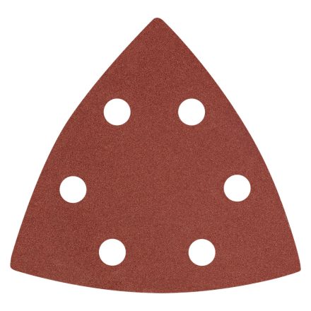 NEO Tools 55-768 Csiszolópapír tépőzáras delta 93x93mm, K240, lyukas, 5db, min. rendelés: 5cs, NEO Tools