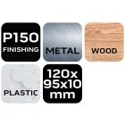 NEO Tools 55-919 Csiszolószivacs 70x25x100mm, K150, min. rendelés: 5db, NEO Tools