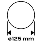 NEO Tools 55-935 Csiszolókorong tépőzáras 125mm, K80, 5db, min. rendelés: 5cs, NEO Tools