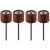 Graphite-55H077-Csiszolohuvely-12.7-Mm-K60-K80-K120-K240-Keszlet-100-Db-Szar-3.2-Mm-2-Db