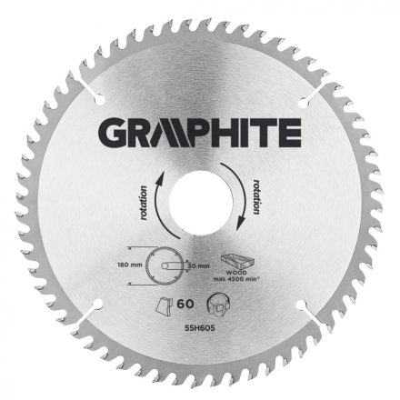 Graphite-55H605-Korfureszlap-Kemenyfem-180X30Mm-60-Fog