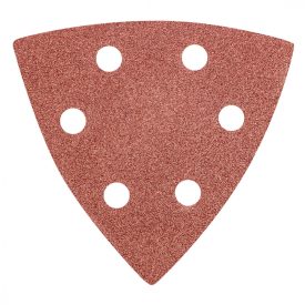 Graphite-55H765-Csiszolopapir-Deltacsiszolohoz-93X93Mm-K80-5Db.-Lyukas