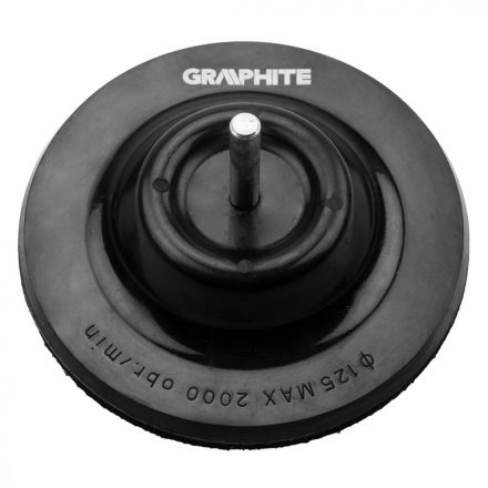 Graphite-55H824-Rugalmas-Csiszolotanyer-125Mm-Elforgathato