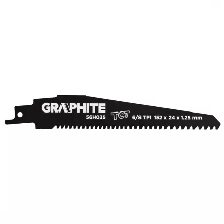 Graphite-56H035-Orrfureszlap-Hm-152X24X1.25Mm-8-6Tpi