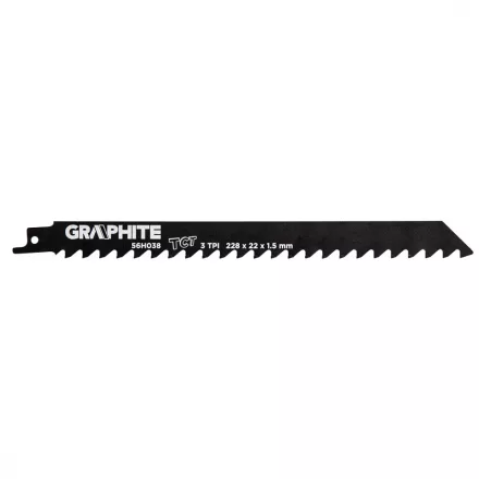 Graphite-56H038-Orrfureszlap-Hm-228X22X1.5Mm-3Tpi