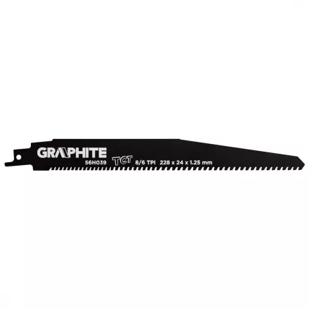 Graphite-56H039-Orrfureszlap-Hm-228X24X1.25Mm-8-6Tpi