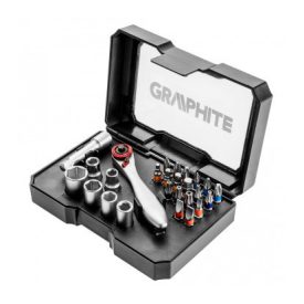 Graphite-56H604-Dugokulcskeszlet-Es-Csavarhuzo-Bitkeszlet-26Db
