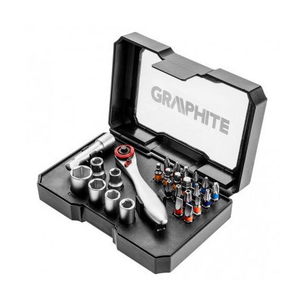 Graphite-56H604-Dugokulcskeszlet-Es-Csavarhuzo-Bitkeszlet-26Db