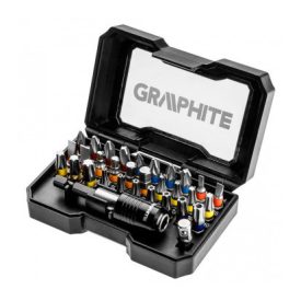 Graphite-56H608-Csavarhuzo-Bitkeszlet-32Db-Bitek-25Mm-30Db-Adapter-1-4-1Db-Magneses-Bittarto-1Db