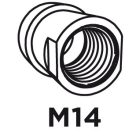 Graphite-57H583-Drotkorong-Fazekkefe-Sodrott-100Mm-M14