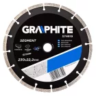 GRAPHITE 57H619 Gyémánt Vágókorong 230x Mm Szegmenses