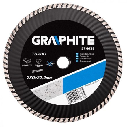 Graphite-57H638-Gyemant-Vagokorong-230Mm-Turbo-Hutobordas