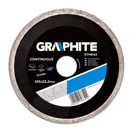 Graphite-57H642-Gyemant-Vagokorong-125Mm-Vizes