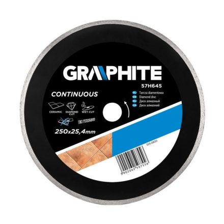 Graphite-57H645-Gyemant-Vagokorong-250X25.4Mm-Folyamatos