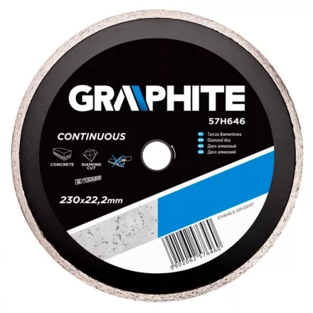 Graphite-57H646-Gyemant-Vagokorong-230Mm-Vizes