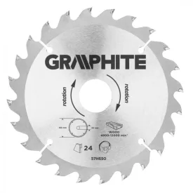 Graphite-57H650-Korfureszlap-Kemenyfem-Fogakkal-165X30Mm-24-Fog