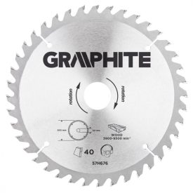 Graphite-57H676-Korfureszlap-Kemenyfem-Fogakkal-200X30Mm-40-Fog