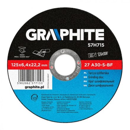 Graphite-57H715-Tisztitokorong-Fem-125X64