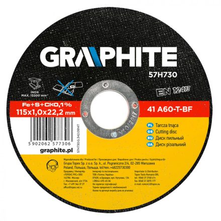 Graphite-57H730-Vagokorong-115X1.0-Inox