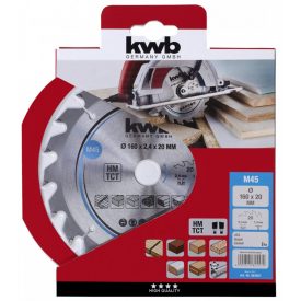 KWB-584557-Profi-Tct-Hm-Korfureszlap-160X20X24-Mm-20-Fogu