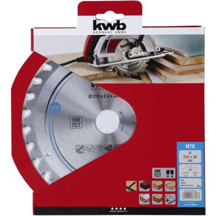 KWB-587857-Profi-Korfureszlap-210X30-Mm-30-Fogu