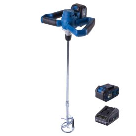   Scheppach BC-PMX100-X-SET L akkus keverőgép indukciós motorral, akkuval és töltővel, IXES 20 V (5907806400)