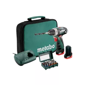   Metabo PowerMaxx BS Set (600079510) Akkus fúrócsavarozó (2 x 12 V/2,0 Ah)
