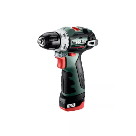 Metabo PowerMaxx BS BL Akkus fúrócsavarozó (601721500) (2 x 12 V/2,0 Ah)