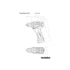 Metabo PowerMaxx BS BL Akkus fúrócsavarozó (601721500) (2 x 12 V/2,0 Ah)