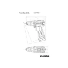 Metabo-Powermaxx-Sb-Bl-Akkus-Utvefuro-Csavarbehajto-601784500