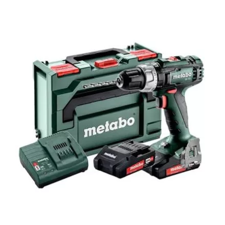 Metabo SB 18 L (602317500) Akkus ütvefúró-csavarbehajtó 2 db Li-Power akkuegység (18 V/2,0 Ah), Töltő - SC 30, metaBOX 145