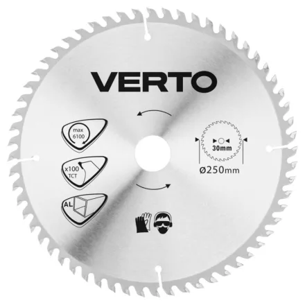 Verto-61H108-Korfureszlap-Kemenyfem-250X30Mm-100-Fog-Alu