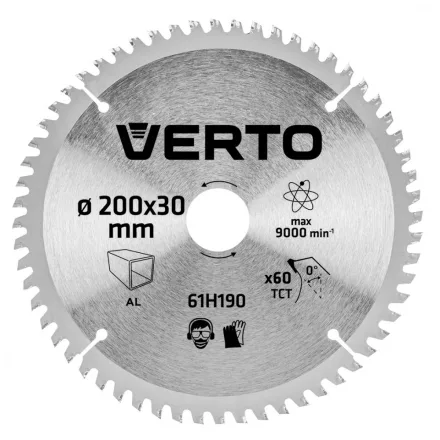 Verto-61H190-Korfureszlap-200X30-Z60