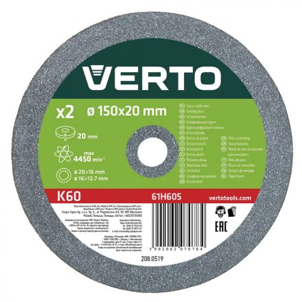Verto-61H605-Koszorukorong-150Mm-2-Db.