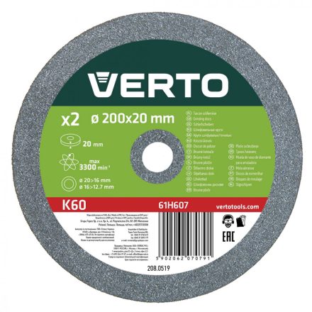 Verto-61H607-Koszorukorong-200Mm-2-Db.