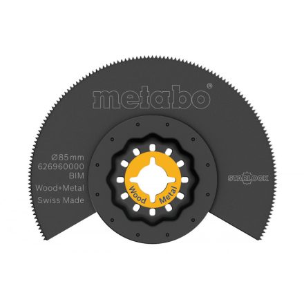 Metabo-Szegmens-Fureszlap-Fa-Fem-Bim-85-Mm-Atmero-626960000