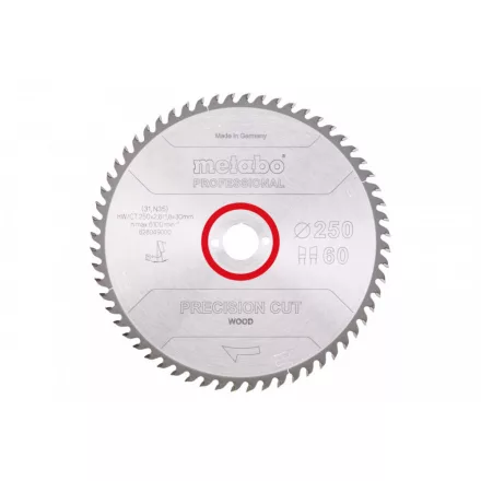 Metabo-Fureszlap-Precision-Cut-Wood-Professional-250X30-Z60-Wz-15-628049000