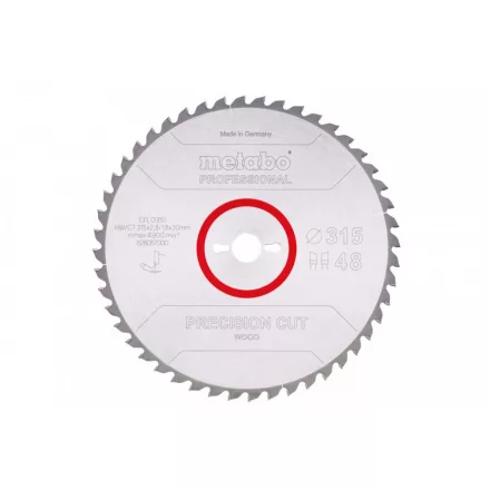 Metabo-Fureszlap-Precision-Cut-Wood-Professional-315X30-Z48-Wz-0-628057000