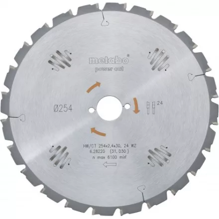 Metabo-Fureszlap-Power-Cut-Wood-Professional-254X30-Z24-Wz-5-Neg.-628220000