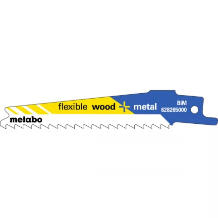 Metabo-5-Db-Kardfureszlap-Flexible-Wood-Metal-100-X-09-Mm-628265000