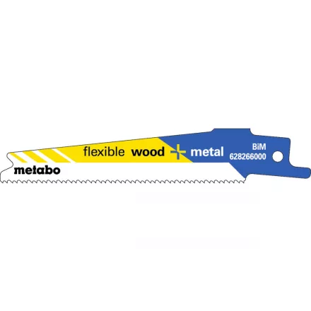 Metabo-5-Db-Kardfureszlap-Flexible-Wood-Metal-100-X-09-Mm-628266000