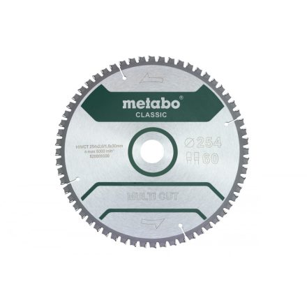 Metabo-Fureszlap-Multi-Cut-Classic-254X30-Z60-Fz-Tz-5Neg-628285000