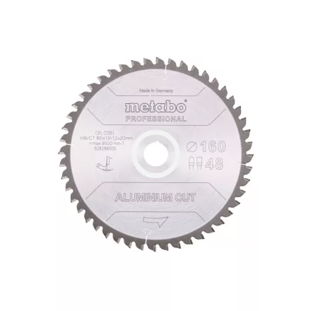 Metabo-Fureszlap-Aluminium-Cut-Professional-160X20-Z48-Fz-Tz-5Neg-628288000